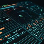 futuristic technology interface