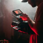 person optimizing video call setup